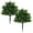 green, variant on Weatherproof Artificial Cypress Topiary Trees Set of 2 – 23.6'' UV-Resistant Faux Cedar Ball – Realistic Outdoor Porch, Garden & Patio Decor with Ground Stakes, Maintenance-Free, Green