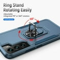 thumbnail image 2 of for Samsung Galaxy S22 Plus Magnetic Case Support Wireless Charging, Rugged PC & TPU Bumpers Cover with Car Mount & Ring Kickstand Military Grade Drop Protective Shell, Blue, 2 of 9