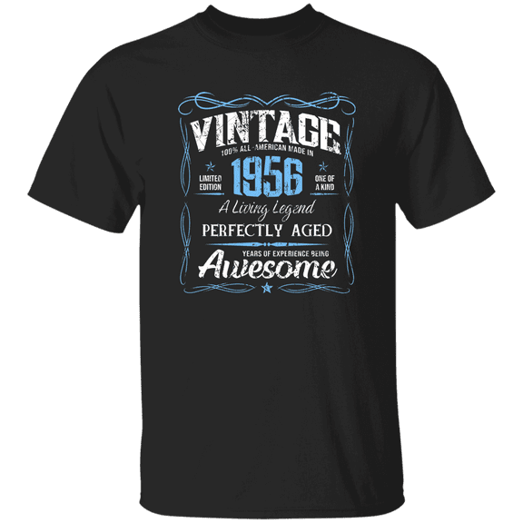 Classic Birthday Made In 1956 70 Years Old 70Th Bday Decorations Vintage T-Shirt