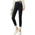 thumbnail image 1 of Gibobby Pantalones de invierno para mujeres Pantalones térmicos de invierno para mujer, capris térmicos, pantalones de entrenamiento(Negro,G), 1 of 5