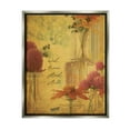 thumbnail image 4 of Stupell Industries Elegant Flower Vase Vintage Cursive Poetry Quote Graphic Art Luster Gray Floating Framed Canvas Print Wall Art, Design by Tammy Apple, 4 of 5