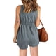 thumbnail image 1 of Sonducket Vestido de verano para mujer, senderismo, playa, fiesta de viaje, chaleco con botones para niñas, ropa de cintura alta, ropa de mezcla de conjuntos de ropa Gris S Sonducket AP011283-17, 1 of 6