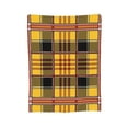 thumbnail image 1 of Yellow Plaid Scottish Throw Blanket,Super Soft Anti-Pilling Flannel Bed Blankets, 80"x60", 1 of 8