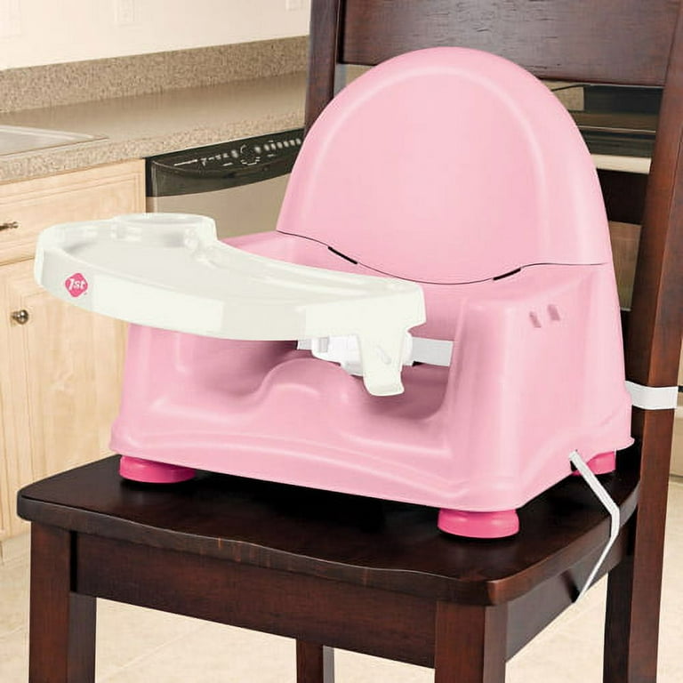 Safety 1st Easy Care Swing Tray Feeding Booster Seat Pink