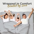 thumbnail image 5 of 100% Microfiber Double Brushed Sheet Set - Extra-Soft, Breathable & Wrinkle-Free - 15" Deep Pockets, 54" x 80" - Ideal for Extra Long Full Beds - 4PC Set (Full XL, Light Grey), 5 of 7