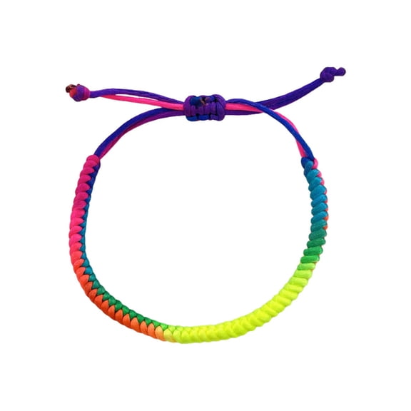 Braided Red String Bracelet Colorful Cord Lucky Rope Amulet Handmade Adjustable Unisex Jewelry