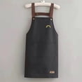 thumbnail image 5 of Reheyre Waterproof Cooking Apron Wide Application Oil Proof PVC Apron with Pockets for Home, 5 of 8