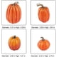 thumbnail image 1 of Halloween decoración Calabazas artificiales variadas, mini hojas de arce artificiales falsas para Halloween, 7 piezas, 1 of 6