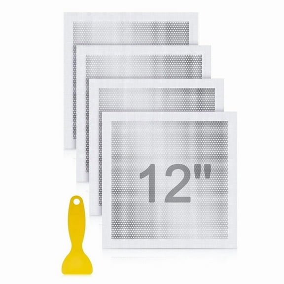 4 Pcs Drywall Repair Kit 12 X12 Drywall Repair Patch with Scraper Self Adhesive Wall Repair Patch Drywall Repair Patch