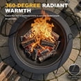 thumbnail image 5 of Fire Pit for Outside Wood Burning 28’’ Fire Pit Wood Burning, 5 of 8