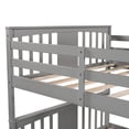 thumbnail image 4 of Gray Full over Full Bunk Bed with Drawers and Ladder, 4 of 8