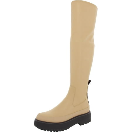 

Franco Sarto Womens Janna Crocodile Embossed Tall Over-The-Knee Boots