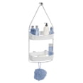 thumbnail image 1 of Bath Bliss 27190-WHITE 2-Way Convertible Shower Caddy, White, 1 of 2
