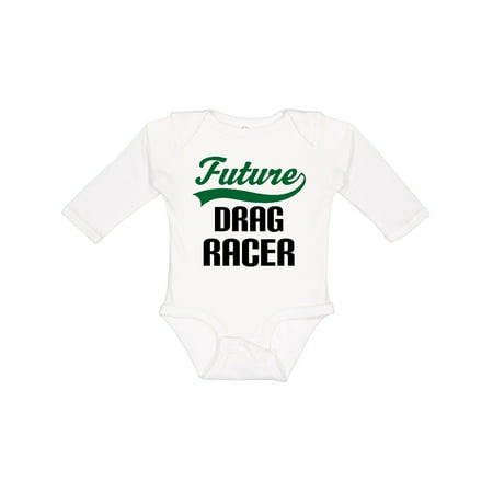 

Inktastic Future Drag Racer Gift Baby Boy Long Sleeve Bodysuit