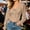A1 Khaki, variant on GILIGEGE Women's Tie Knot V Neck Ruffle Trim Long Sleeve Shirred Crop Blouse,Renaissance Peasant Corset Tops,Off the Shoulder,Lantern Sleeves,Pleated Neckline,Elasticated High Waist Blouse White S