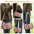 thumbnail image 4 of FORMRS Womens Shoulder Bag with Chain Strap Clutch Purse Cute Tote Handbag, Colorful Flowers Pattern, 4 of 7