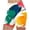 Multicolor, variant on Feancey Womens Buttery Soft Yoga Shorts Casual Elastic Waist Biker Shorts Tie Dye No See Through Running Athletic Shorts for Daily Wear Multicolor L
