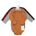 thumbnail image 2 of Hudson Baby Cotton Long-Sleeve Bodysuits, 3- Pack, Newborn- 24 Months, 2 of 5