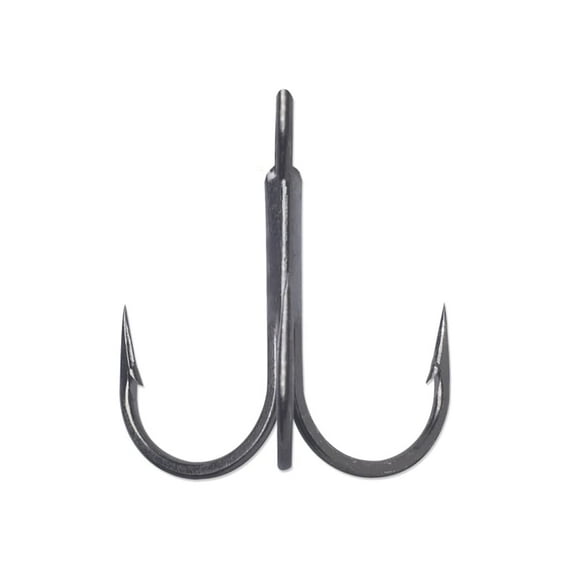 VMC Inline Treble Hook #4 Black Nickel 10PK