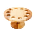 thumbnail image 2 of Round Natural Bamboo Cone Stand - 7 1/2" x 7 1/2" x 4" - 1 count box, 2 of 3