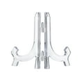 thumbnail image 3 of 4.3" Easel Plate Holder, Plastic Folding Display Stand Clear for Decorative Picture Frame, 8 Pack, 3 of 6