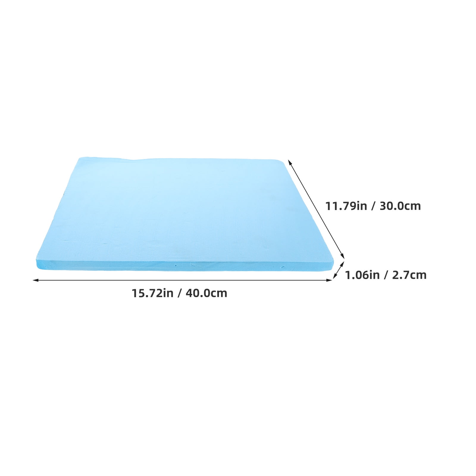 Hemoton Foam Blocks for Crafts Polystyrene Brick Rectangles for Floral Arrangements Art Supplies Holiday Decor Sky-blue Sky-blue
