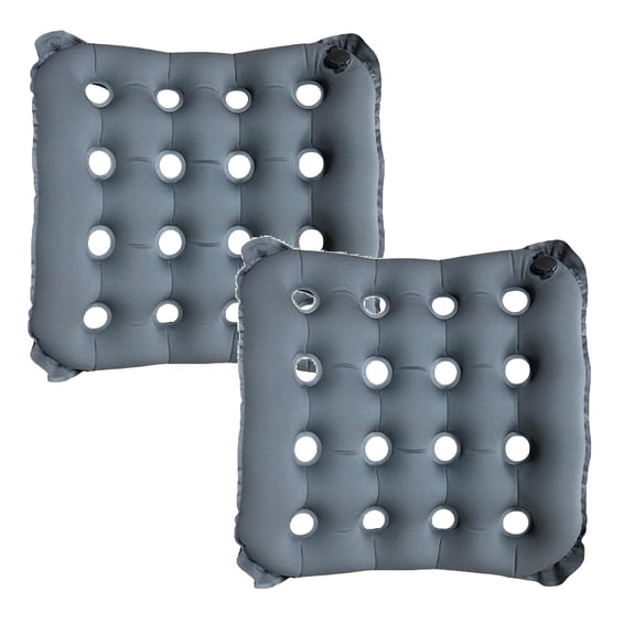 2Pcs Inflatable Seat Cushion Portable Air Seat Chair Cushions For Pressure Breathable Square Seat Pad For Home Car Wheelchairs Chairs And Airplanes Cushion