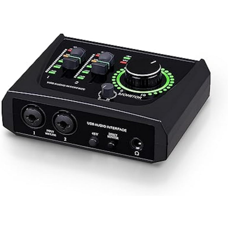 BOMGE mini 2 Channel USB Audio Interface for Recording, Streaming