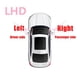 thumbnail image 4 of Para Hyundai Elantra 2017 2018 Conjunto de espejo retrovisor lateral de automóvil Luces de giro exteriores con calefacción automática Plegable eléctrico, 4 of 5