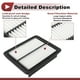 thumbnail image 3 of Elemento de filtro de aire del motor Unique Bargains No.MD620584 para NISSAN CLIPPER 2009 1 Pc Larga vida para automóvil, 3 of 7