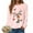 Pink, variant on UngA Christmas Sweatshirt for Women Vintage Santa Sweatshirt Long Sleeve Merry Christmas Pullover Tops Woman Sweatshirt (Black,XL)