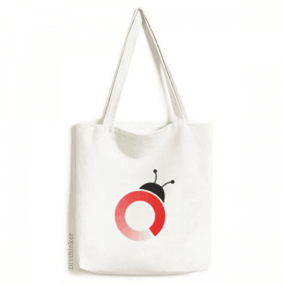 Body Antennae Ladybug Insects Tote Canvas Bag Shopping Satchel Casual Handbag