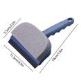 thumbnail image 3 of Tyeign 2-In-1 Portable Double Glass Cleaning Brush, Reversible Sponge & Rubber Wiper for Window Screens, Auto Windshield & Mirror, 7.5X4.5 in Handheld Tool for Home & Travel Detailing, A Brush, 3 of 8