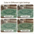 thumbnail image 7 of ODIKA 2'x3' Washable Accent Rug Pet Friendly, Bedside Mat Trellis Farmhouse Minimalist Border Entry Trailing Door Botanical Refined for Bedroom, Nursery, RV, 7 of 7
