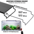 thumbnail image 2 of KFFKFF Aquarium Illumination, 14W Full Spectrum Lighting with LCD Display,Brightness Control & Timing - Durable Aluminum Frame with Extendable Arms for 12"-18" Freshwater Aquariums, 2 of 9