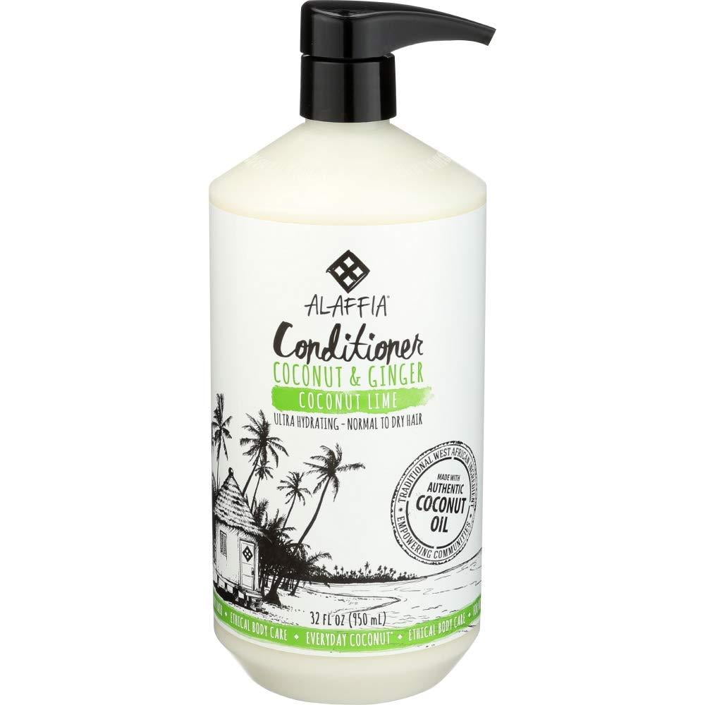 Alaffia Coconut Lime Ultra Hydrating Conditioner, 32 Oz