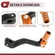 thumbnail image 3 of Palanca de cambio de motocicleta plegable para Kayo T2, aleación de aluminio, brazo de palanca de cambio en negro, naranja y tono plateado, 3 of 6