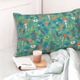 thumbnail image 4 of Cauagu Mushrooms and Flowers Print Pillow Covers with Envelope Closure,1PC Pillow Cases Decorative Pillow Case for Bed & Couch, Pillows Not Included-20"x30", 4 of 6