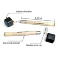 thumbnail image 4 of 2X 2 in 1 Pocket Chalk Holder Prep Stick Billiard Snooker Pool Cue Tip Tool, 4 of 8