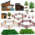 thumbnail image 4 of Simulation Poultry Animal Model Set Diy Farm Animal Action Figures Plant Scene Fence Model Toys For Birthday Gifts, 4 of 6