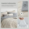 thumbnail image 5 of U by Bedsure Beige Queen Comforter Set - 7 Pieces Reversible Bed Set Bed in a Bag Queen with Comforters, Sheets, Pillowcases & Shams, Queen, 5 of 8