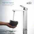 thumbnail image 2 of Kibi Cubic Single Handle Bathroom Vessel Sink Faucet with Pop Up Drain, 2 of 3