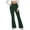 Green1, variant on Chbgutlmr Flare Leggings for Women High Waist Slim Casual Yoga Pants Workout Running Boot Cut Trousers
