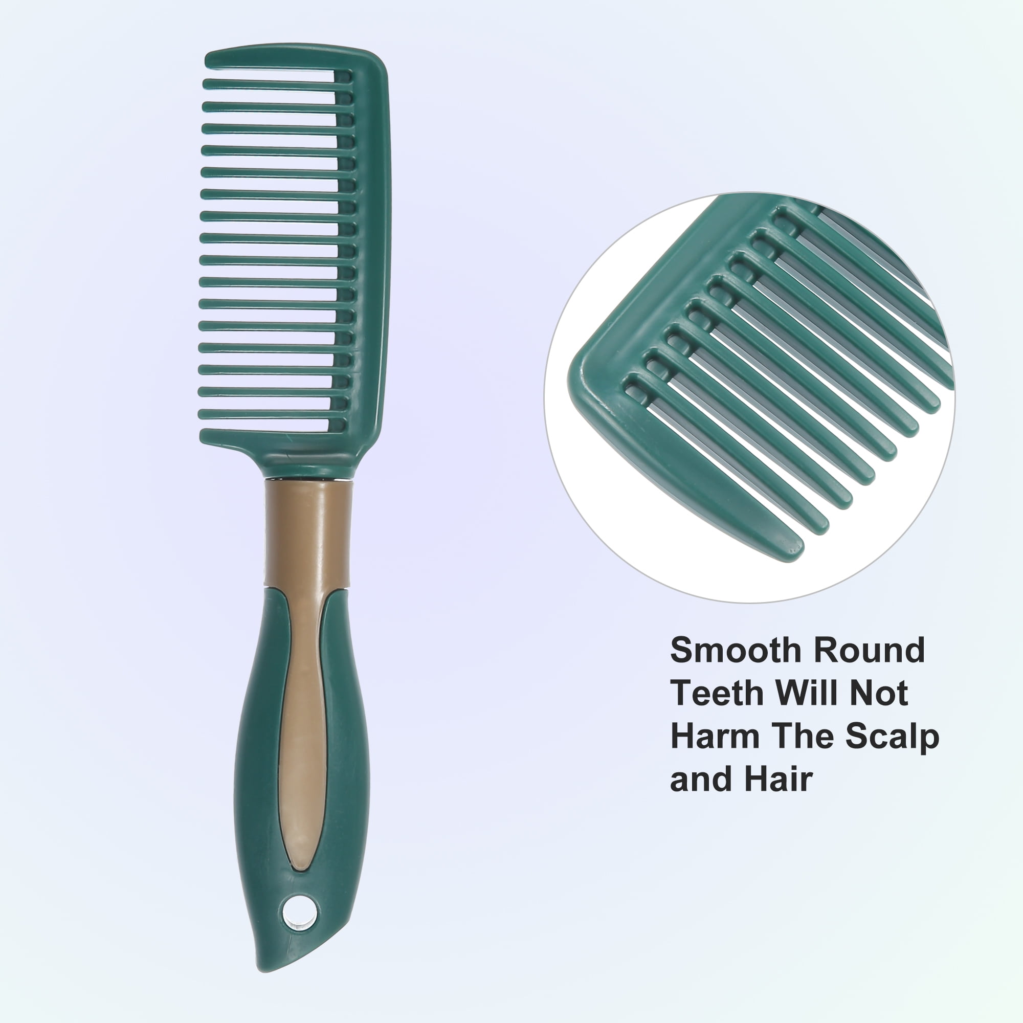 Unique Bargains 1 Pcs Hair Brush Detangling Brush for Unisex Hair Brush Dark Green