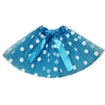 thumbnail image 4 of Petitebelle Polka Dots Lady Tulle Tutu (Peacock Blue, One Size), 4 of 6