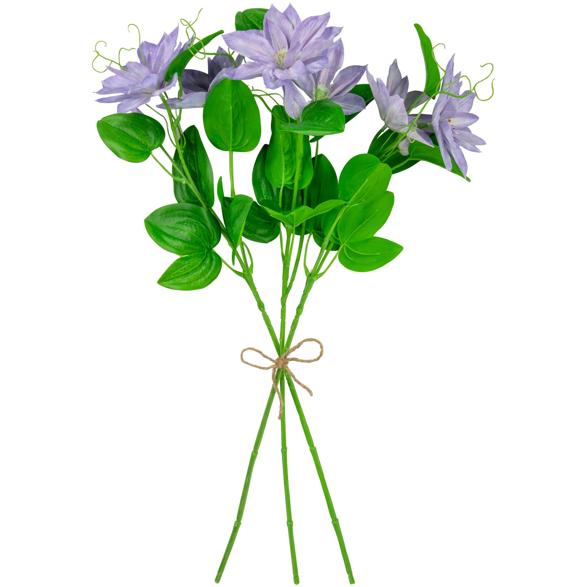 Northlight Real Touch™ Purple Artificial Lotus Floral Sprays, Set of 6 - 25"