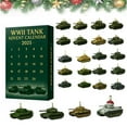 thumbnail image 2 of 2025 WWII Tank Advent Calendar - 24 Days Countdown Calendar Featuring Tanks for Holiday Surprises, 2 of 7