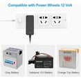 BENSN 12V Power Wheels Battery Charger, for Gray and Orange Top Battery