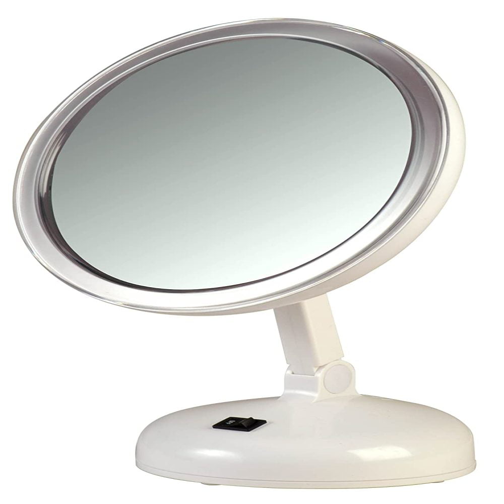 Floxite 10X Model FL-510-2 Magnifying Makeup Mirror LED Lighted 