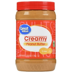 Great Value Creamy Peanut Butter, 40 oz